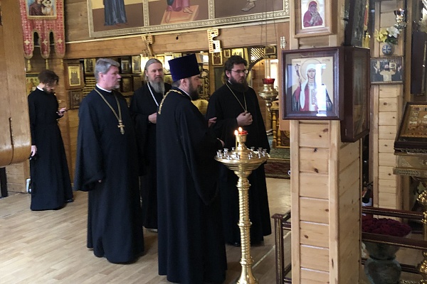 22 июля рабочий визит епископа Фомы.